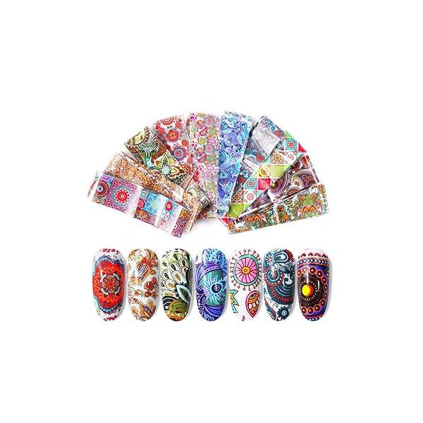 12 Pot/Set Nail Art Gold Silver Paillette Flake Chip Foil DIY Glitter Decal Acrylic UV Gel Decoration