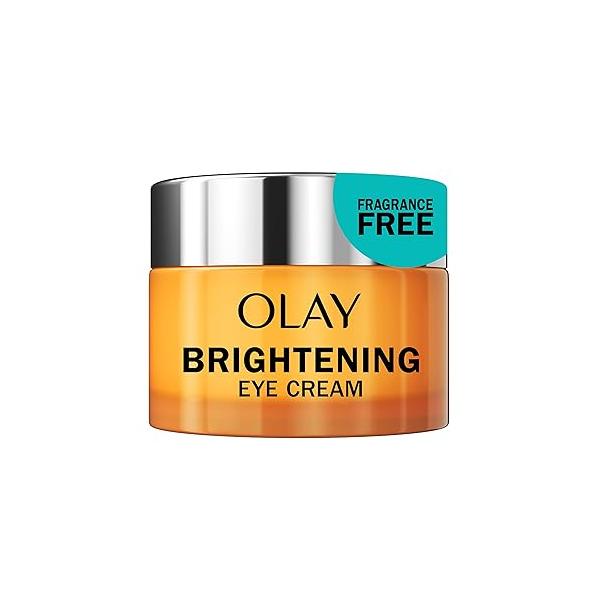 Olay Brightening Eye Cream, Vitamin C, Fragrance-Free, 0.5 oz