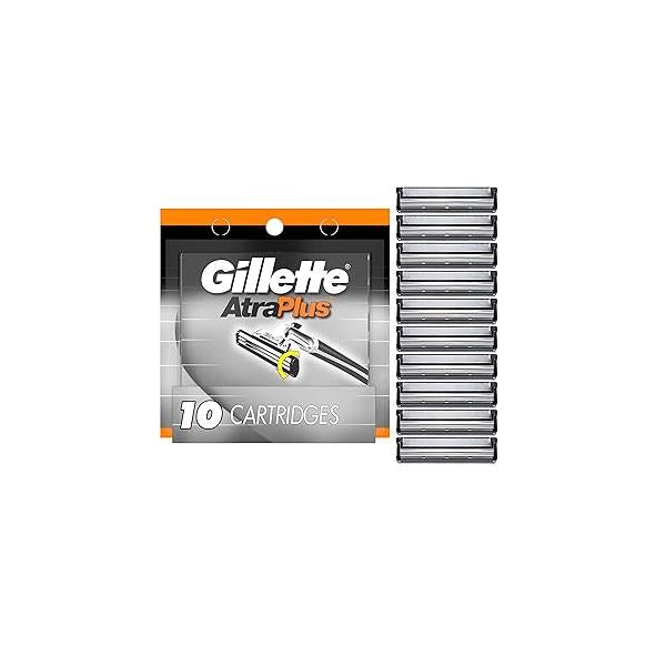 Gillette AltraPlus, 10 Count (Pack of 1), Black