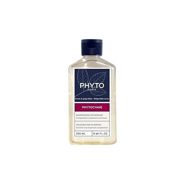 PHYTO|PHYTOCYANE - Thinning Hair Shampoo for Men & Women|Revitalizing Formula with Ginkgo Biloba B Vitamins Rosemary | Promotes Thicker Stronger Hair|250ml