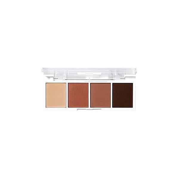 e.l.f. Bite-Size Eyeshadow, Ultra-Pigmented Eye Makeup Quad, 4 Matte & Shimmer Shades, Creamy Blendable Powder, Açaí You, 0.12 Oz