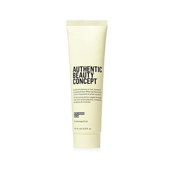 Authentic Beauty Concept Replenish Balm | Replenishing Hair for Damaged Protects from Blow Dry Damage & Strengthens Vegan Cruelty-free Silicone-free 5 fl. oz