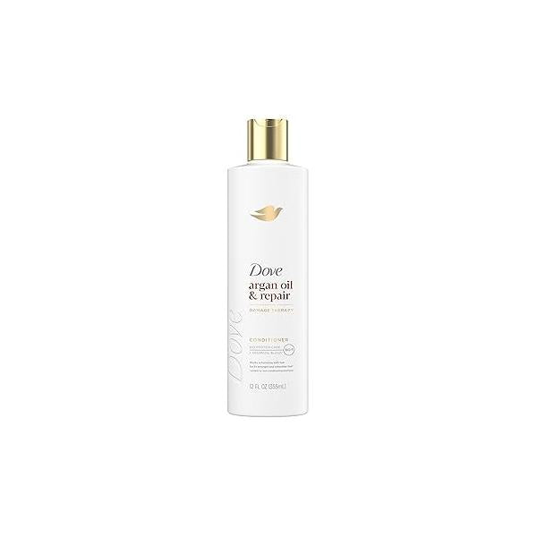 Dove Conditioner Argan Oil & Repair for Fine Hair with Bio-Protein Care Technology and Blend 12 Fl Oz