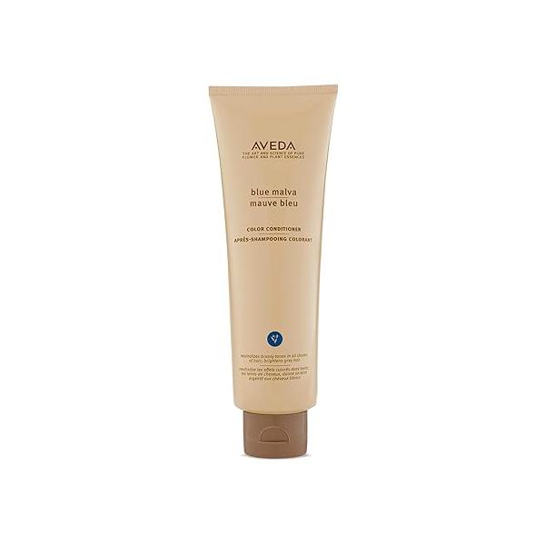 Aveda Blue Malva Color Conditioner | Purple for Silver, Gray, Blonde Hair Neutralizes Brassiness Deeply Conditions Hair, 8.5 Fl Oz