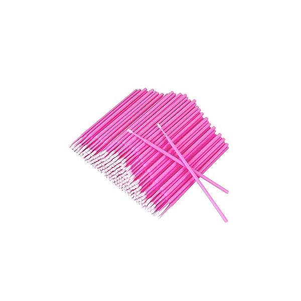 Micro Brushes, Microswabs For Eyelash Extensions & Makeup, Lint Free Lip Applicator Brush, Disposable Swabs, Eye Lash Mascara Wands