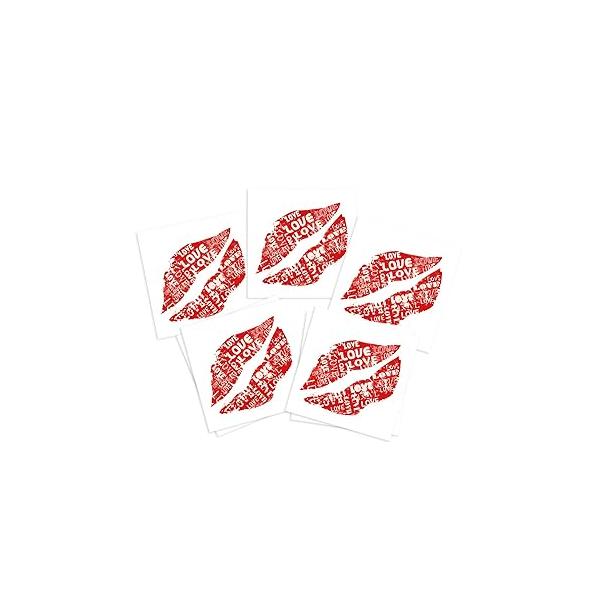 7 Sheets Snake Heart Temporary Tattoos - Halloween Tattoo for Women Men, Adults, Cosplay, and Party Makeup, Fake