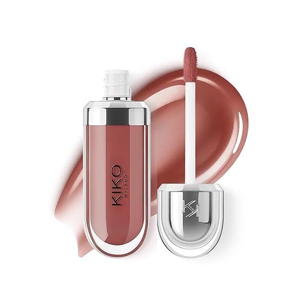 KIKO Milano 3D Hydra Lip Gloss - High Shine, Hydrating, Plumping, Non-Sticky, Moisturizing Makeup