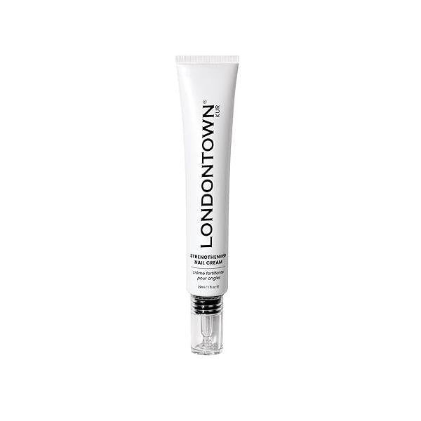 LONDONTOWN Strengthening Nail Cream to Restore Weak, Brittle Nails - Care Support Stronger Healthy Growth, 1fl oz