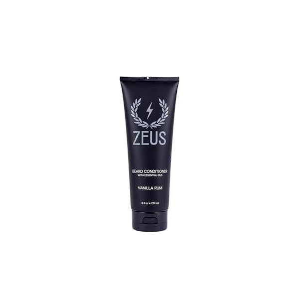 ZEUS Beard Conditioner Wash, Cleansing & Moisturizing Wash with Green Tea Natural Ingredients to Soften - 8 oz. (Made in USA) Sandalwood