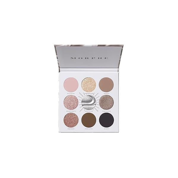 Morphe Pulp Fantasy Artistry Palette - Foil-Effect Eyeshadow with Matte, Shimmer & Foil Finishes Violet, Rich Taupe Brown Luminous Payoff (0.35 oz)