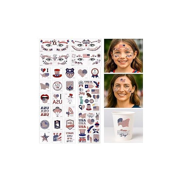 20 Sheets Face & Body Pride Temporary Tattoos-Rainbow LGBT Gay Stickers for Parades, Equality Events Festivals-Waterproof, Skin-Friendly Adults&Kids(10 Eye Designs + 10 Body)