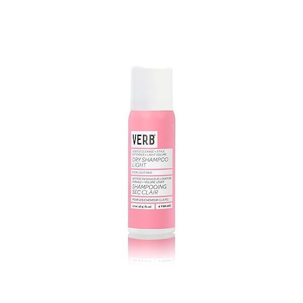 VERB Dry Shampoo Light - Gentle Cleanse, Style Extender & Volume Refreshing Spray Removes Oil Adds Vegan for Tones With No Harmful Sulfates, 5 oz