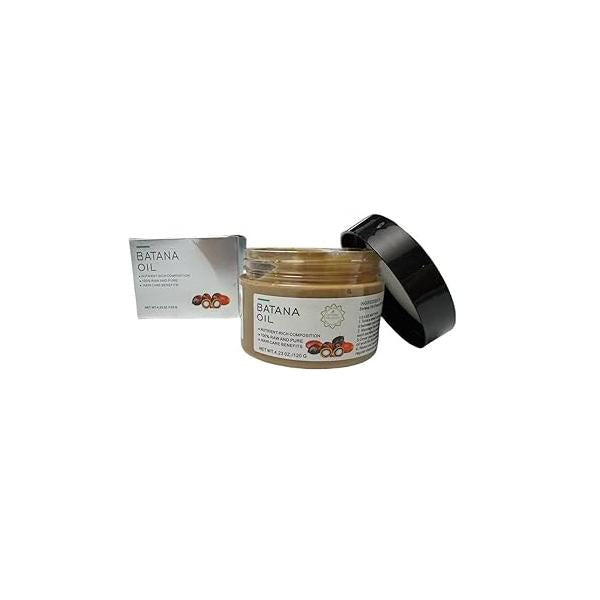 Organic Raw Batana Oil for Hair Growth & Thickness - Men Women Dr. Sebi Approved 4.2 Oz
