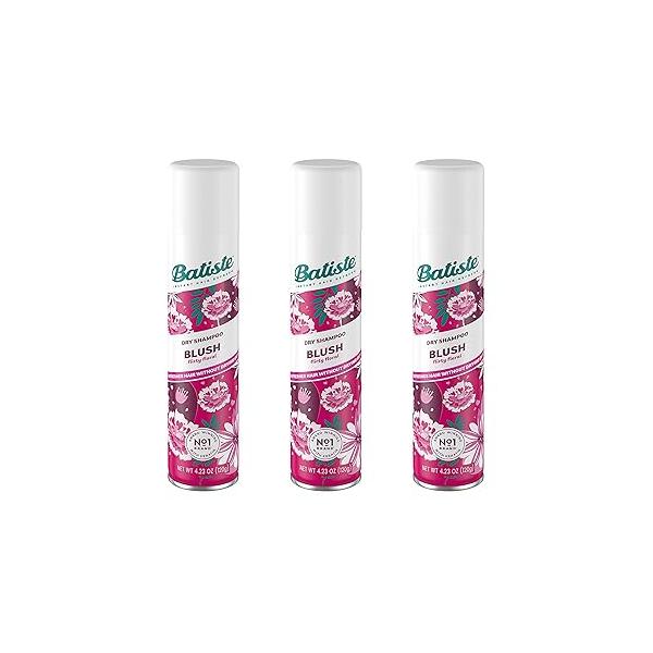 Batiste Dry Shampoo, Blush Fragrance, 3 Count