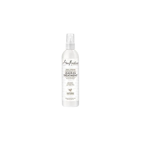 Shea Moisture 100 Percent Virgin Coconut Oil Leave-In Treatment, 8 Ounce