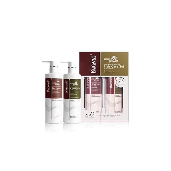 Karseell Collagen Hair Treatment Repair Conditioning, Shampoo and Conditioner Set for Dry Damaged All Types 16.9floz +