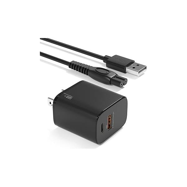 5V Charger for Philips Norelco OneBlade QP2724 QP2834 QP1324 MG5910 MG7910 MG9510 MG9520 PQ888 PQ889, One Blade Power Cord Shaver 2400 3600 USB Charging Cable