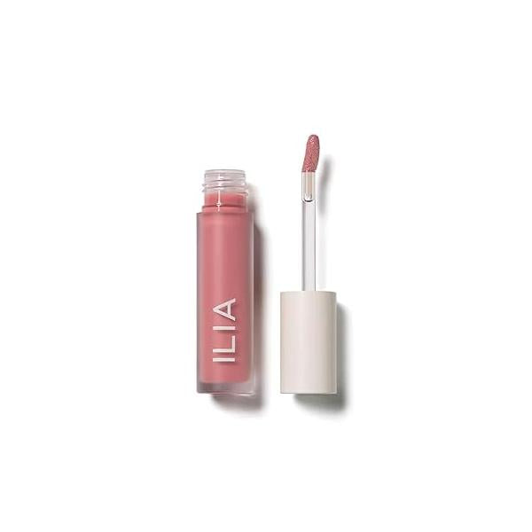 ILIA - Balmy Gloss Tinted Lip Oil | Smoothing Color, Never Sticky Hydrate, Plump + Moisturize with Hyaluronic Acid Vegan, Cruelty Gluten-Free (Only You, 0.14 fl oz 4.3 ml)