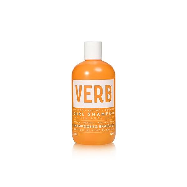 VERB Curl Shampoo - for All Types - Gentle Cleanse to Nourish Curls Vegan, No Parabens or Harmful Sulfates