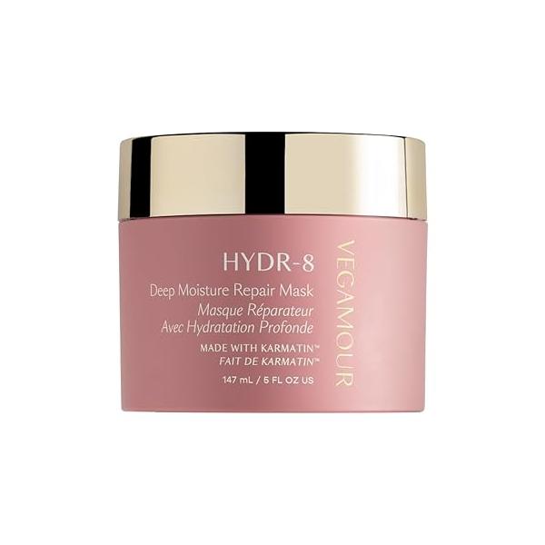 VEGAMOUR HYDR-8 Deep Moisture Repair Mask, Conditioner Hair Mask Formulated Without Sulfates for Dry, Damaged, Frizzy Hair, Floral & Vanilla Scent, 5 fl. oz.