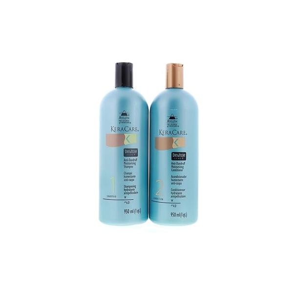 KeraCare Brand Hair Care Kit, Shampoo & Conditioner Set - Dry Itchy Scalp Moisturizing ,950 ml each