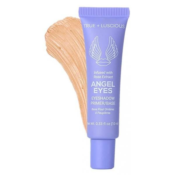 Angel Eyes Eyeshadow Primer by True + Luscious - Clean Formula with Rose Extracts Vegan, Paraben Free, & Cruelty Free Eye Great for Oily Lids Prevents Creasing 0.33 oz (Shade: Dark)