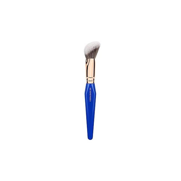 Bdellium Tools Professional Makeup Brush - Golden Triangle 968 BDHD Phase II With All Vegan and Soft Synthetic Fibers, For Versatile Application & Blending (Blue, 1pc)