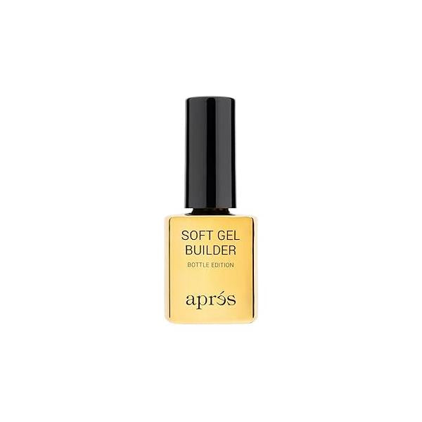 Aprés Soft Gel Builder in a Bottle, Self-Leveling Soak-Off Gel-X Nail Extension Thickening Strengthener