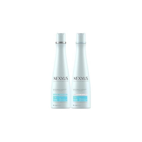 Nexxus Shampoo and Conditioner Hydra-Light 2 Count for Oily Hair Care System Formulated With Proteinfusion Blend 13.5 oz
