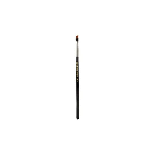 Bdellium Tools Professional Makeup Brush - Maestro Series 762 Small Angle With Soft Synthetic Fibers, For Shaping & Filling Eyebrows (Black, 1pc)
