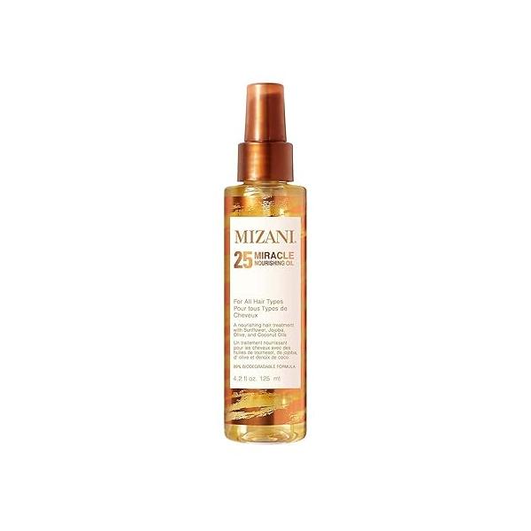 Mizani 25 Miracle Nourishing Hair Oil - Softens and Adds Weightless Shine, Hydrating & With Coconut Oil, For Natural