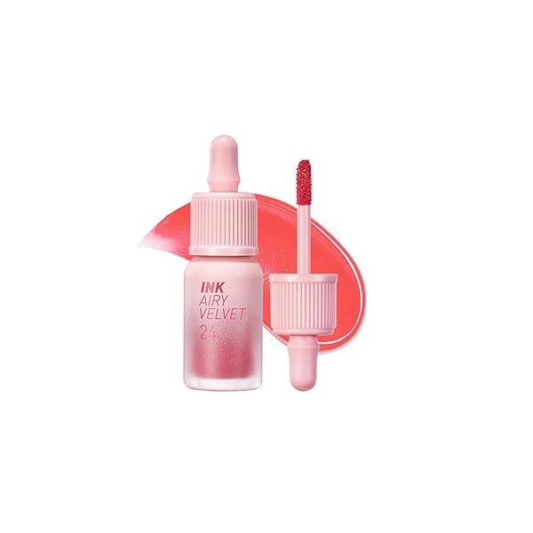 Peripera Ink Airy Velvet Lip Tint, Liquid (021 FLUFFY PEACH)