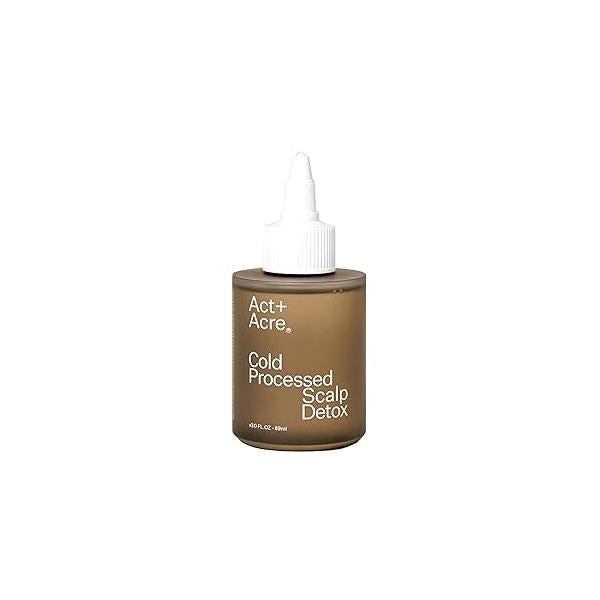 ACT+ ACRE Cold Processed Scalp Detox Oil - Sulfate-Free Care for Flaky, Dry and Itchy Promotes Thicker, Fuller-Looking Hair