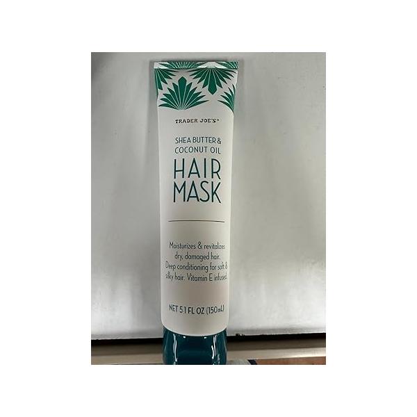 Trader Joe's Shea Butter & Coconut Oil Hair Mask 5.1 FL OZ - 2-Pack Y