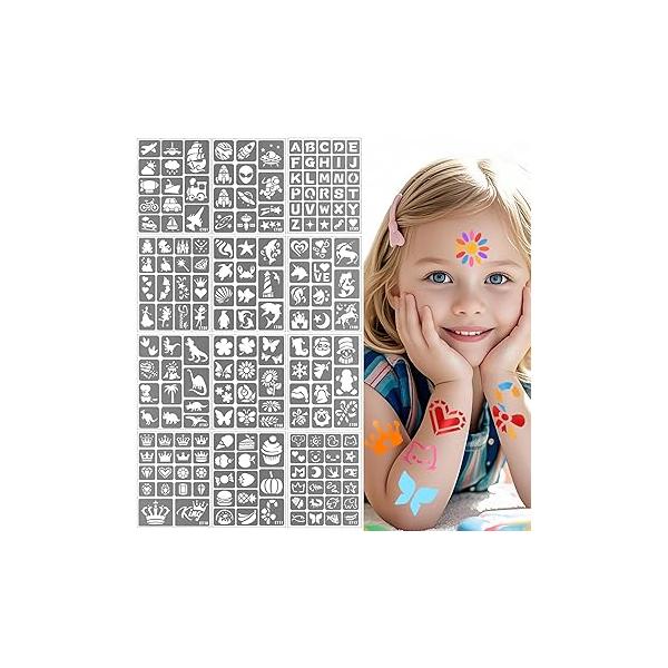 Yazhiji 36 Sheets Temporary Tattoos for Kids Boys Girls Adults Great Party Favors and Decorations