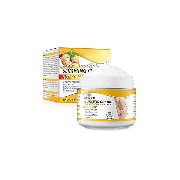 Anti Cellulite Slimming Gel, Hot Cream, Ginger Fat Burning Weight Loss Full Body Cream for Belly, Perfect Cellulite, Soothing, Relaxing, Tightening &