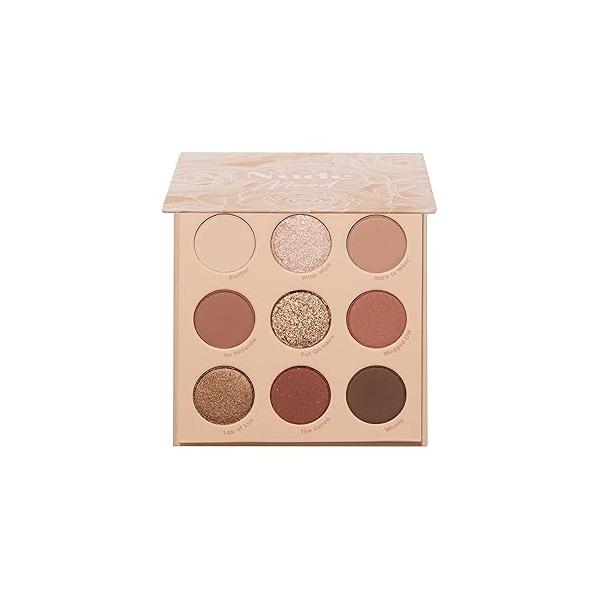 ColourPop Nude Mood Eyeshadow Palette - Brown & Copper with Metallic and Matte Finishes High-Pigment Eye Makeup a Long-Wearing Formula (0.3 oz)