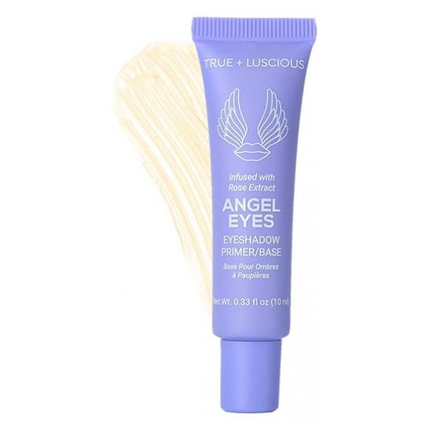 Angel Eyes Eyeshadow Primer by True + Luscious - Clean Formula with Rose Extracts Vegan, Paraben Free, & Cruelty Free Eye Great for Oily Lids Prevents Creasing 0.33 oz (Shade: Dark)