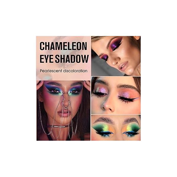 Adriana Nicole Cosmetics Eyeshadow, Single Shadows Ethereal, Glitter Eyeshadow Korean, Eye Shadow Primers Palettes, Shimmer Long Lasting for Makeup Women (3g)