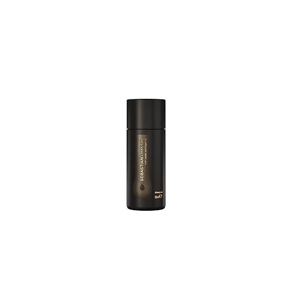 Sebastian Professional Dark Oil Lightweight Shampoo | Infused with Jojoba & Argan for Silky, Smooth Hair