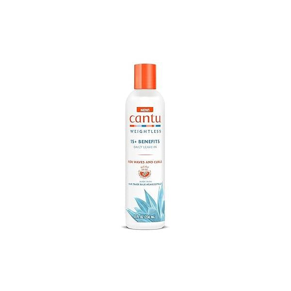 Cantu Weightless Daily Leave-In Cream, 8 fl oz