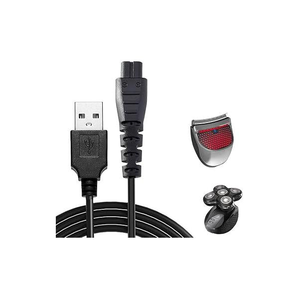 WAHFOX Charger Cord for Remington Shaver USB Cable Power XR7000 HC4250 (USB Cord)