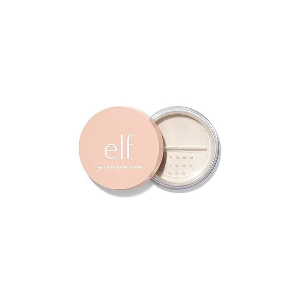 e.l.f. Halo Glow Soft Focus Setting Powder, Silky Powder For Creating Without Shine, Smooths Pores & Lines, Medium