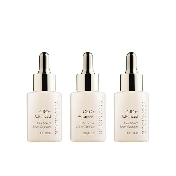 VEGAMOUR GRO+ Advanced Hair Serum for Density, Reduces Shedding and Promotes a Healthy Scalp, Helps with Severe Signs of Thinning, Made Without Fragrance, Vegan, Cruelty-Free