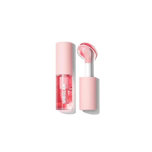 SHEGLAM Jelly Wow Hydrating Non-Sticky Lip Oil Moisturizing Plumping Gloss - Berry Involved