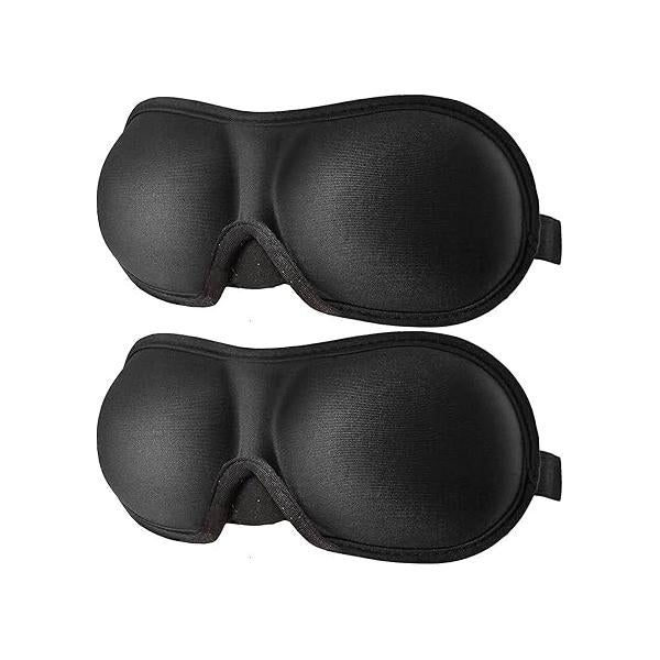 3D Eye mask for Sleeping,Machine Washable, Sleep Mask Women, Blinder Blindfold Airplane (Black+Purple)