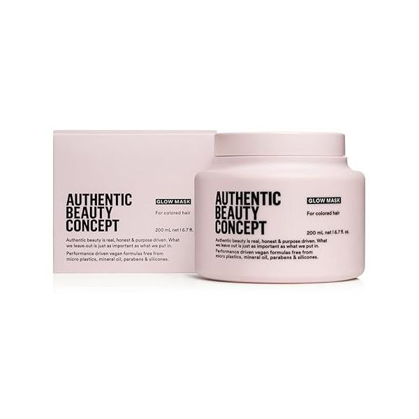 Authentic Beauty Concept Glow Mask | Color Treated Hair| Improves Softness and Shine Vegan & Cruelty-free Silicone-free
