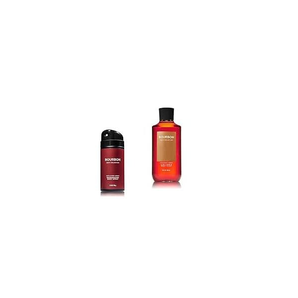 Bath & Body Works - Bourbon Deodorizing Spray and 2 in 1 Hair Wash Gift Set