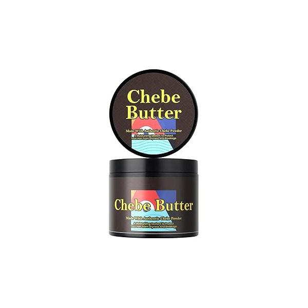 Chebe Butter 3.6 Oz for Hair Growth with Castor Oil, All-Natural Ingredients, Moisturizing & Thickening, Unisex, All Types