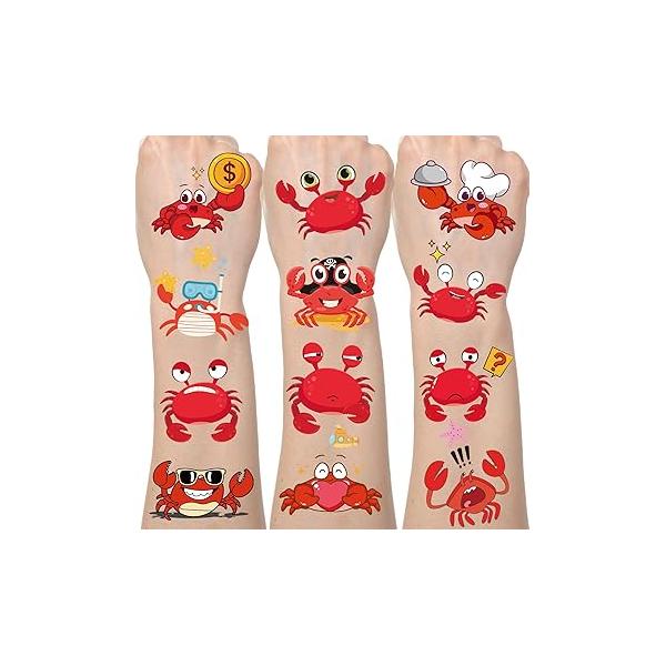 Black Bow Temporary Tattoos - 200+ Coquete Birthday Decorations Themed Party Favors for Girls Women Cute Gothic Ribbon Tattoo Stickers Gifts Wedding Supplies Prizes Rewards